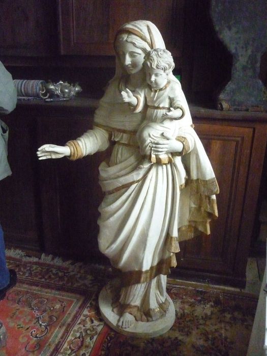 statue : Vierge à l'Enfant - © Ministère de la Culture (France), Conservation des antiquités et des objets d’art de la Nièvre – Tous droits réservés 