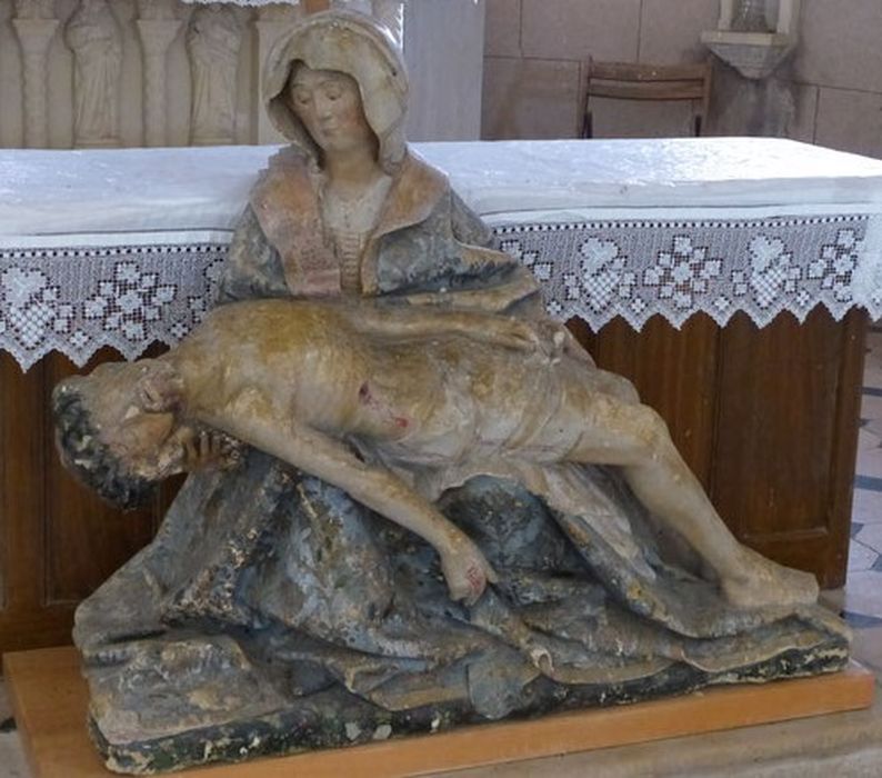 groupe sculpté : Vierge de Pitié