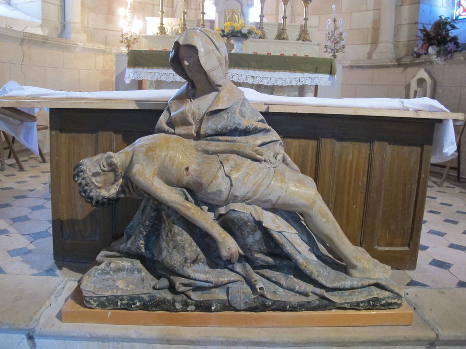 groupe sculpté : Vierge de Pitié