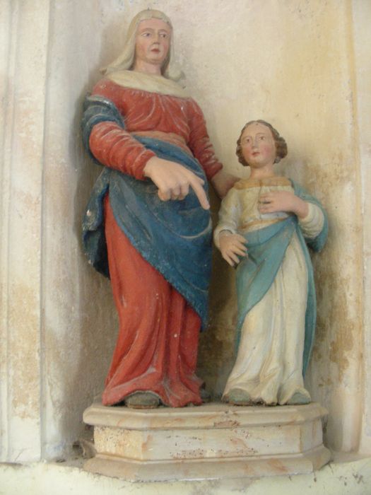 groupe sculpté : Sainte Anne et la Vierge