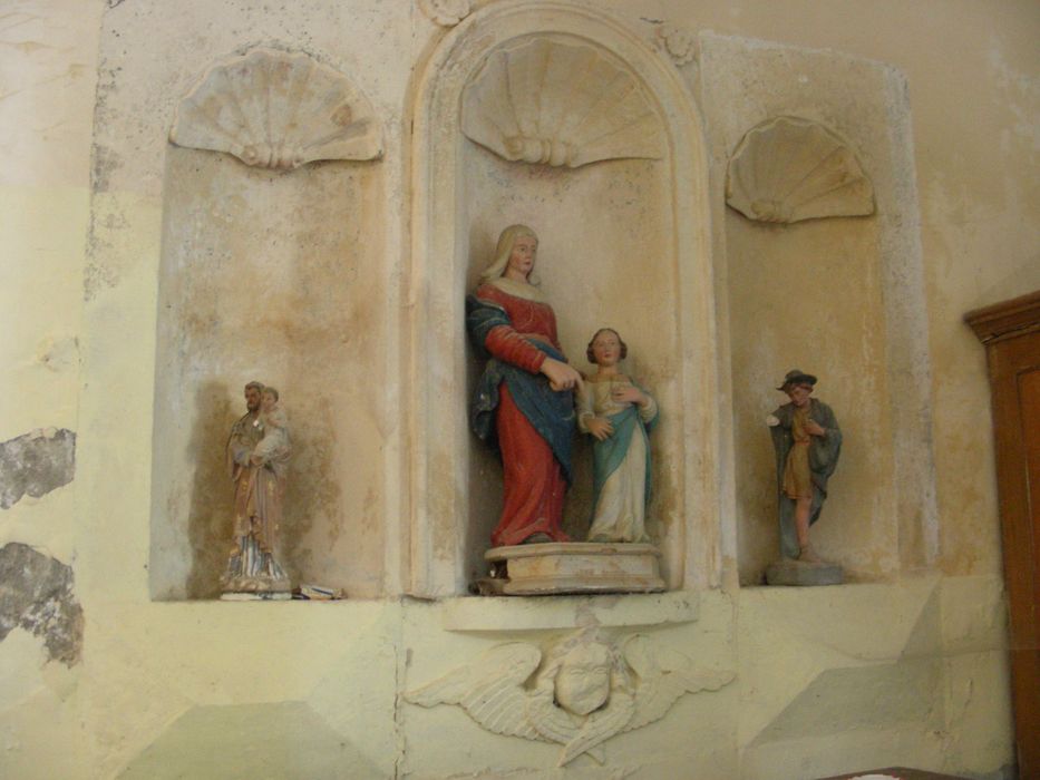 groupe sculpté : Sainte Anne et la Vierge