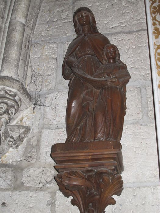 groupe sculpté : Sainte Anne et la Vierge