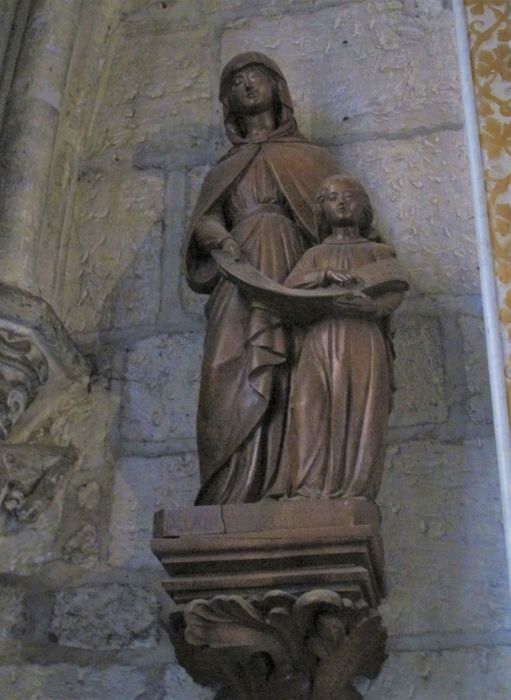 groupe sculpté : Sainte Anne et la Vierge