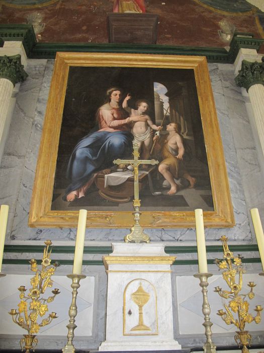 tableau : Vierge à l'Enfant et saint Jean-Baptiste