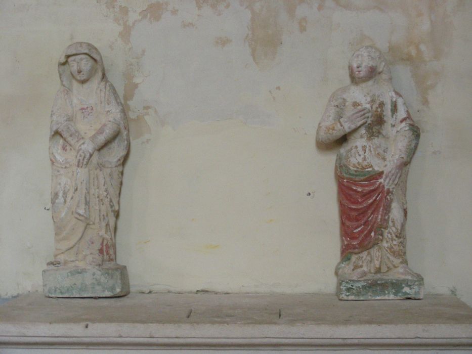 statues : Vierge et Saint Jean