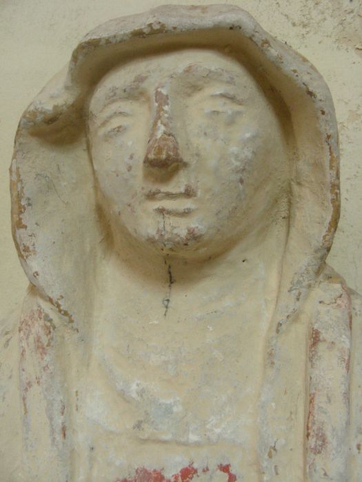 statue : Vierge, détail