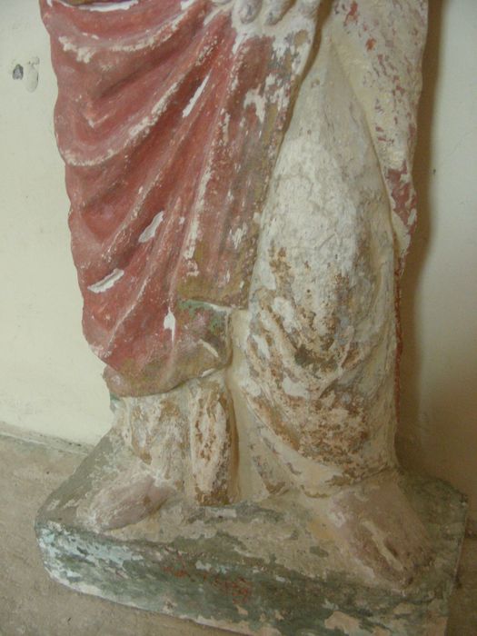 statue : Saint Jean, détail de l’état sanitaire