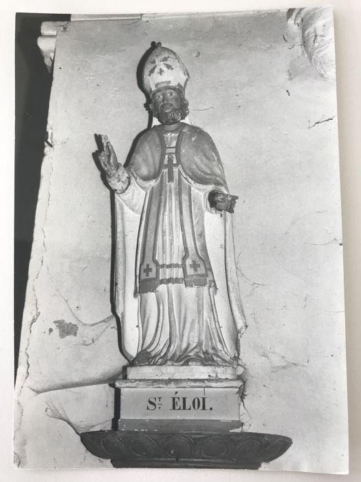 statue : Saint Eloi - © Ministère de la Culture (France), Conservation des antiquités et des objets d’art de la Nièvre – Tous droits réservés