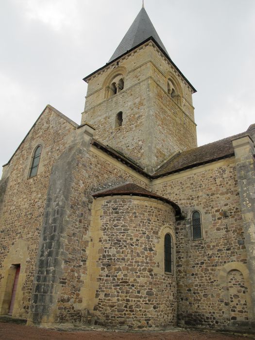 clocher, élévations sud et est