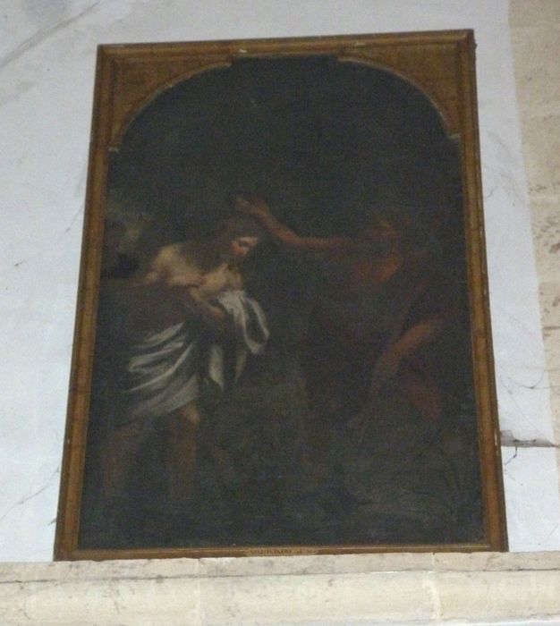 tableau : Baptême du Christ - © Ministère de la Culture (France), Conservation des antiquités et des objets d’art de la Nièvre – Tous droits réservés