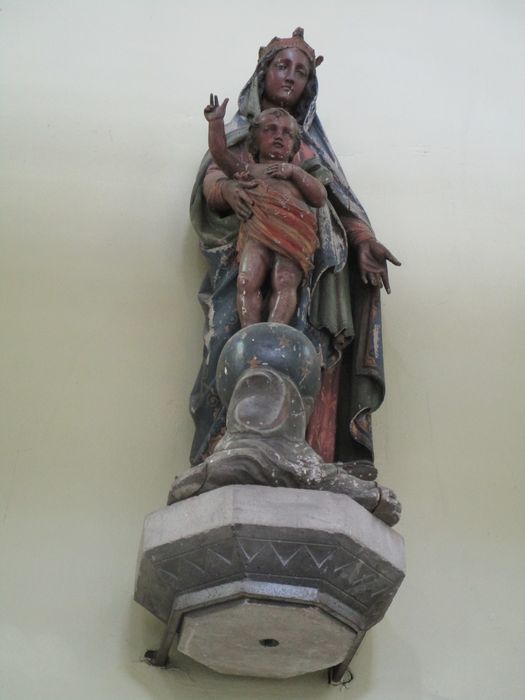 statue : Vierge à l'Enfant - © Ministère de la Culture (France), Conservation des antiquités et des objets d’art du Nord – Tous droits réservés