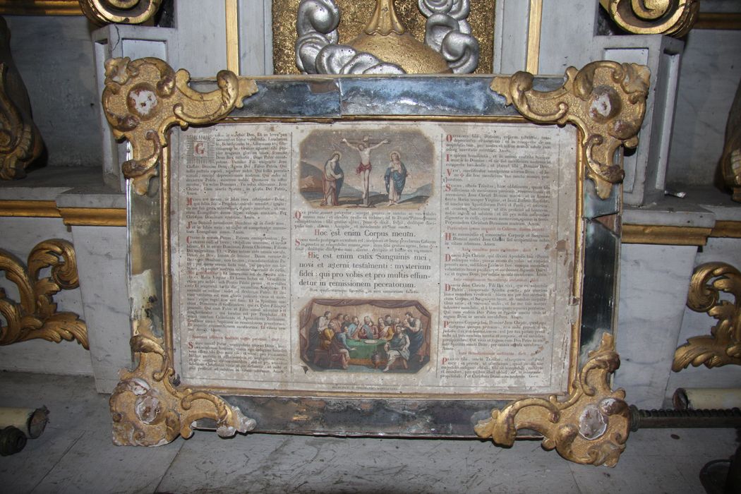 cadre (canon d’autel) - © Ministère de la Culture (France), Conservation des antiquités et des objets d’art du Nord – Tous droits réservés 