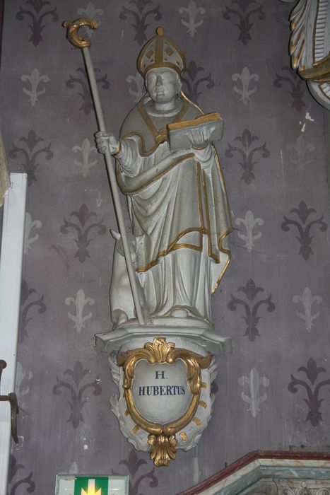 statue : Saint Hubert - © Ministère de la Culture (France), Conservation des antiquités et des objets d’art du Nord – Tous droits réservés 