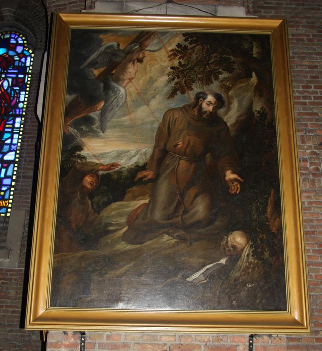 tableau : Saint François d'Assise reçevant les stigmates - © Ministère de la Culture (France), Conservation des antiquités et des objets d’art du Nord – Tous droits réservés 