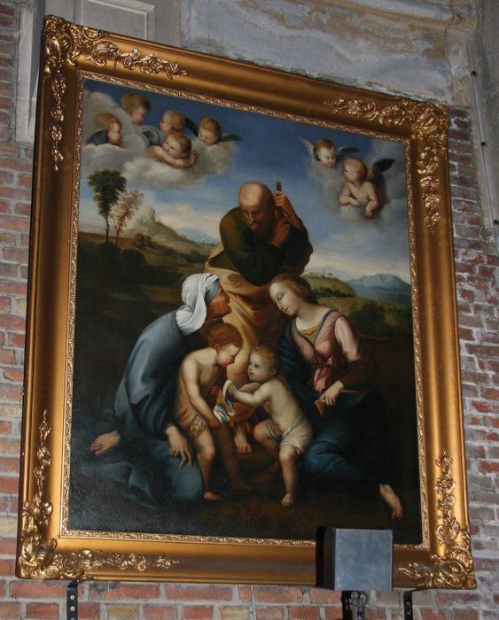 tableau : Sainte Famille - © Ministère de la Culture (France), Conservation des antiquités et des objets d’art du Nord – Tous droits réservés 