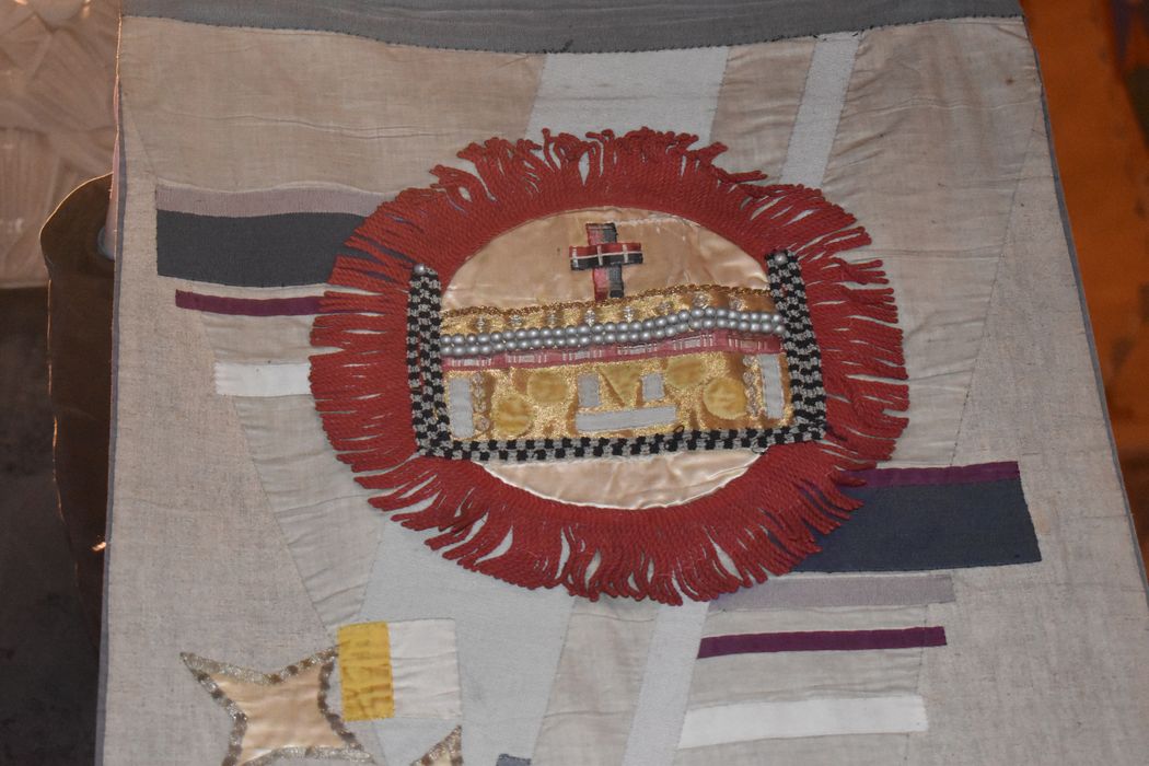 bannière n°5 (Annonciation), détail