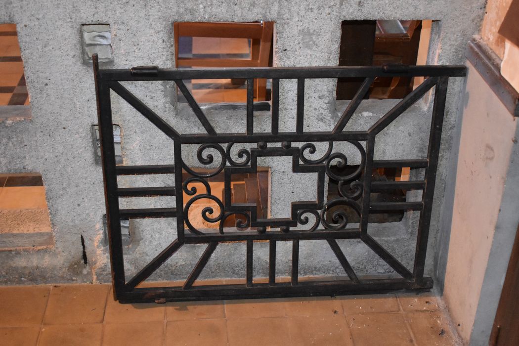 clôture d'autel (banc de communion), détail