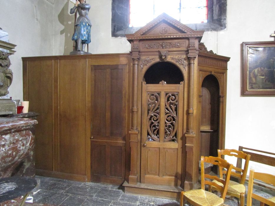 confessionnal - © Ministère de la Culture (France), Conservation des antiquités et des objets d’art du Nord – Tous droits réservés