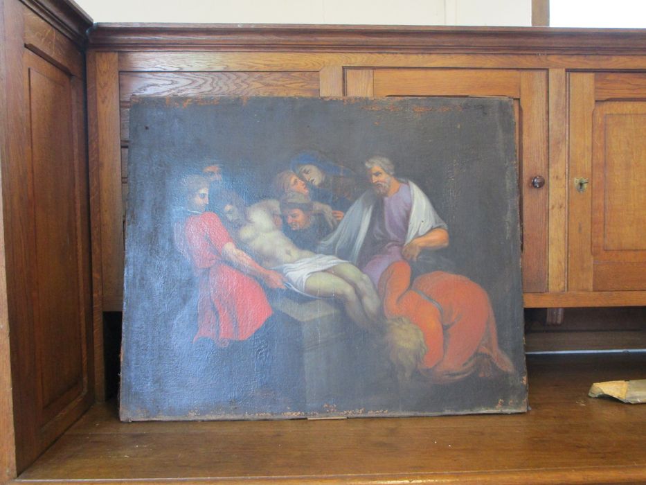 tableau : Mise au tombeau - © Ministère de la Culture (France), Conservation des antiquités et des objets d’art du Nord – Tous droits réservés
