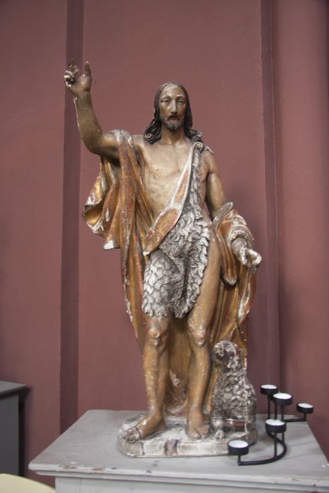 statue : Saint Jean-Baptiste - © Ministère de la Culture (France), Conservation des antiquités et des objets d’art du Nord – Tous droits réservés 