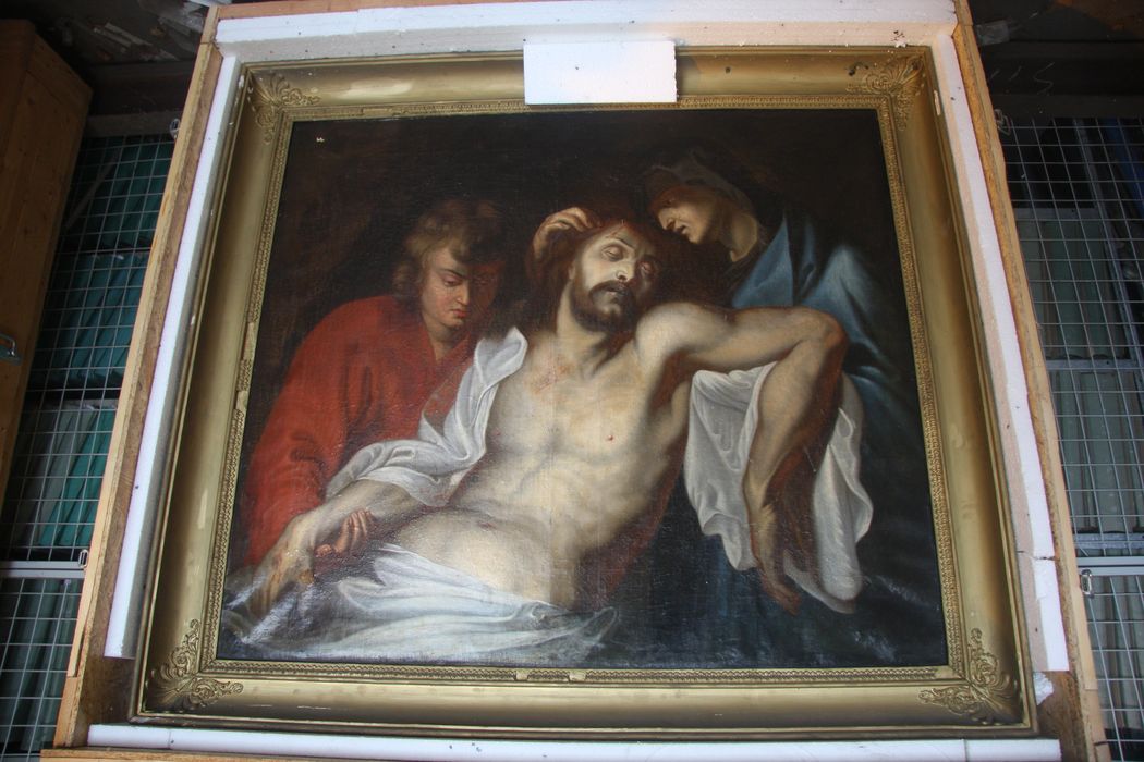 tableau : Déploration sur le Christ mort - © Ministère de la Culture (France), Conservation des antiquités et des objets d’art du Nord – Tous droits réservés 