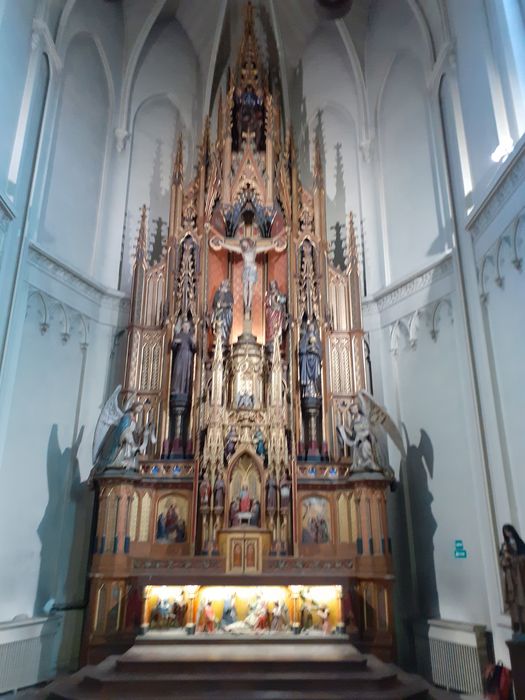 autel (maître-autel), retable - © Ministère de la Culture (France), Conservation des antiquités et des objets d’art du Nord – Tous droits réservés