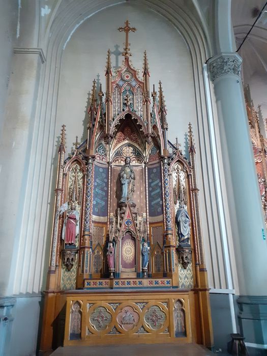 autel de Saint-Joseph, retable - © Ministère de la Culture (France), Conservation des antiquités et des objets d’art du Nord – Tous droits réservés