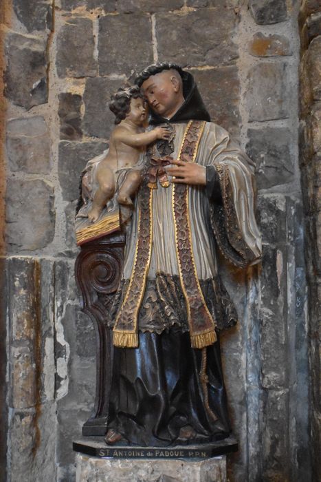 statue : Saint Antoine de Padoue - © Ministère de la Culture (France), Conservation des antiquités et des objets d’art du Nord – Tous droits réservés