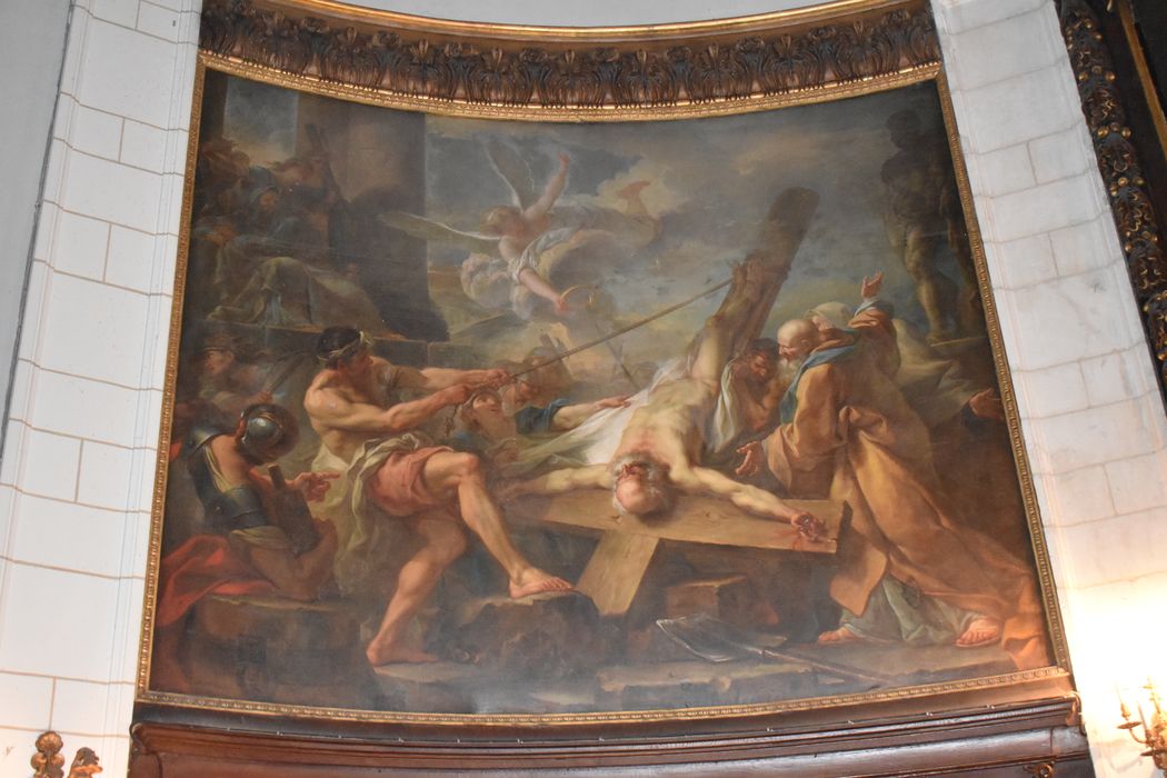 peinture : Crucifixion de saint Pierre - © Ministère de la Culture (France), Conservation des antiquités et des objets d’art du Nord – Tous droits réservés 