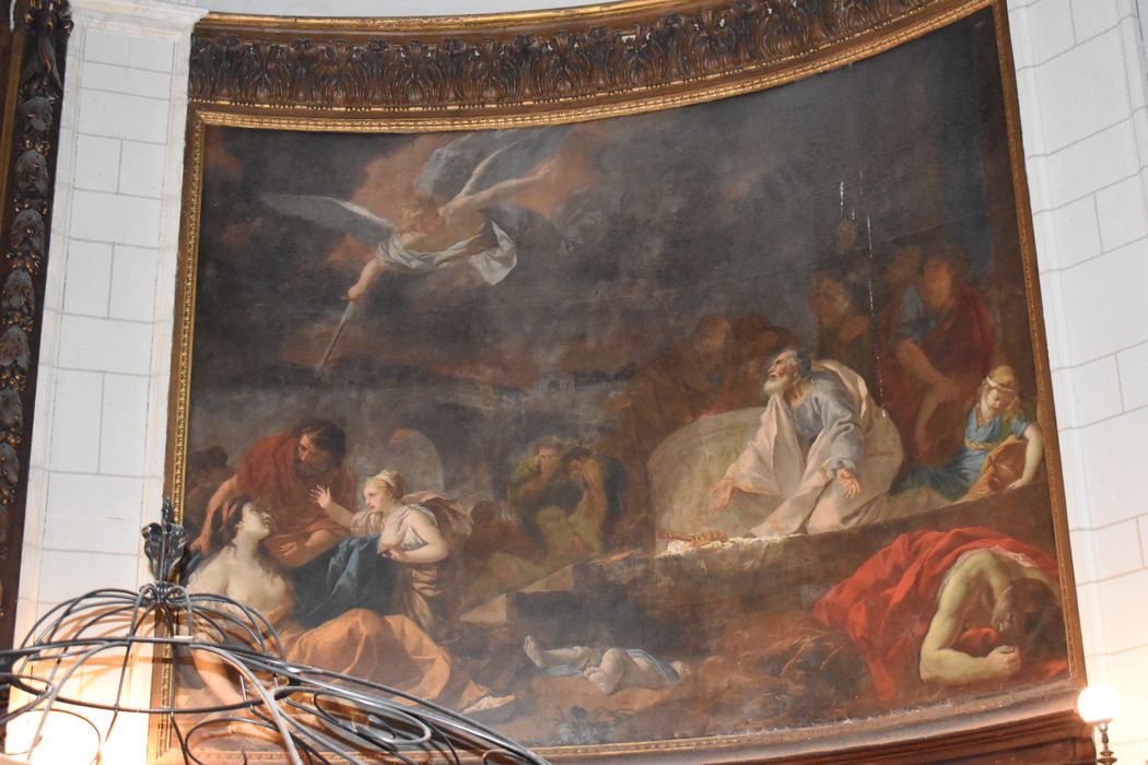 peinture : David offrant sa vie au seigneur pour racheter son peuple de la peste - © Ministère de la Culture (France), Conservation des antiquités et des objets d’art du Nord – Tous droits réservés