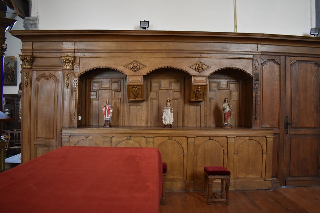 boiseries du choeur - © Ministère de la Culture (France), Conservation des antiquités et des objets d’art du Nord – Tous droits réservés 