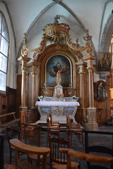 autel de la Sainte-Vierge, tabernacle, retable, ciborium - © Ministère de la Culture (France), Conservation des antiquités et des objets d’art du Nord – Tous droits réservés 