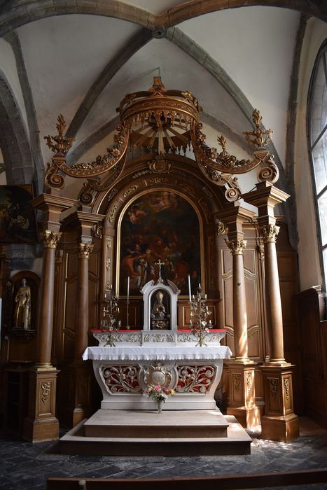 autel de Saint-Liévin, tabernacle, retable, ciborium - © Ministère de la Culture (France), Conservation des antiquités et des objets d’art du Nord – Tous droits réservés 