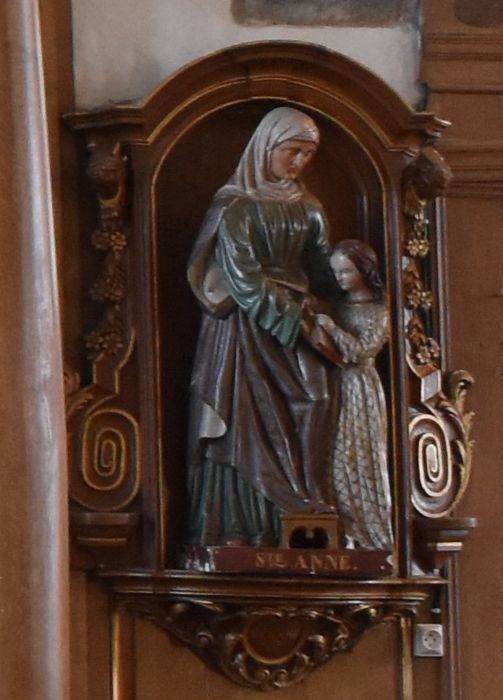 statue : Sainte Anne et la Vierge - © Ministère de la Culture (France), Conservation des antiquités et des objets d’art du Nord – Tous droits réservés 