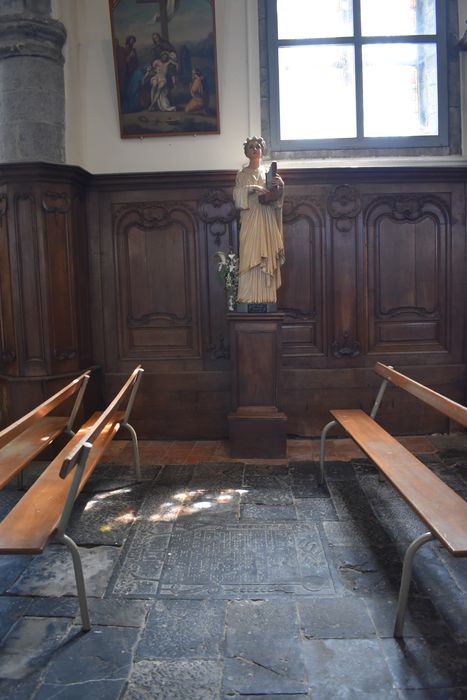 lambris de revêtement la nef, vue partielle - © Ministère de la Culture (France), Conservation des antiquités et des objets d’art du Nord – Tous droits réservés 