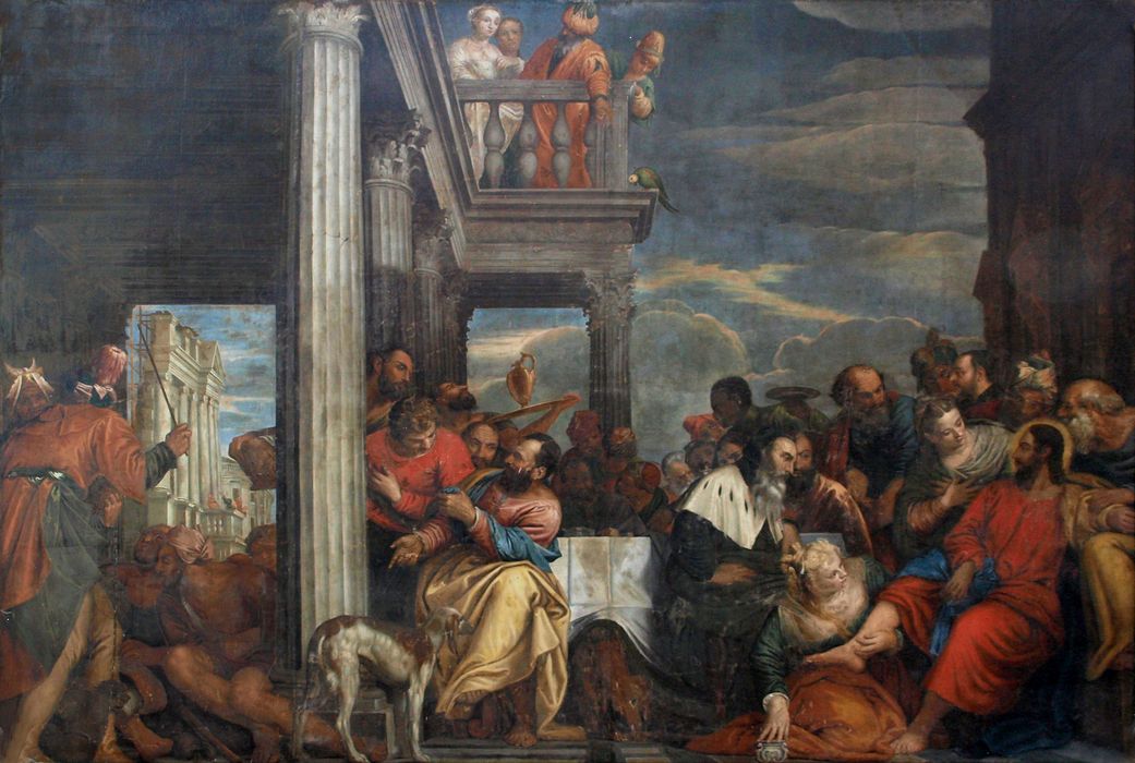 tableau : Madeleine arrosant les pieds du Christ - © Ministère de la Culture (France), Conservation des antiquités et des objets d’art du Nord – Tous droits réservés