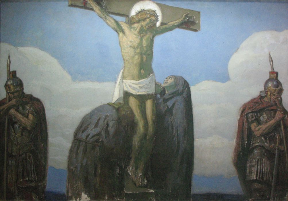 tableau (chemin de croix), détail d’une station - © Ministère de la Culture (France), Conservation des antiquités et des objets d’art du Nord – Tous droits réservés