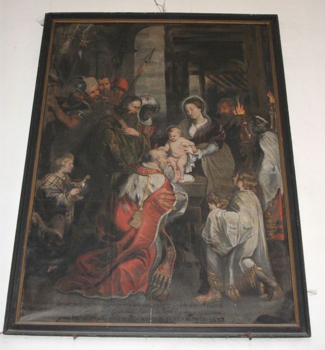 tableau : Adoration des Mages - © Ministère de la Culture (France), Conservation des antiquités et des objets d’art du Nord – Tous droits réservés 