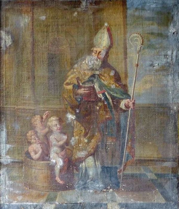 tableau : Saint Nicolas - © Ministère de la Culture (France), Conservation des antiquités et des objets d’art du Nord – Tous droits réservés 