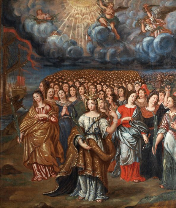 tableau : Sainte Ursule et les onze mille vierges - © Ministère de la Culture (France), Conservation des antiquités et des objets d’art du Nord – Tous droits réservés 