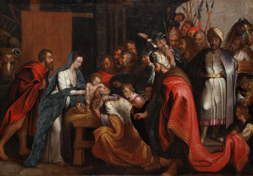 tableau : Adoration des Mages - © Ministère de la Culture (France), Conservation des antiquités et des objets d’art du Nord – Tous droits réservés 