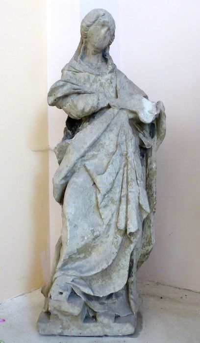 statue : Vierge à l'Enfant - © Ministère de la Culture (France), Conservation des antiquités et des objets d’art du Nord – Tous droits réservés