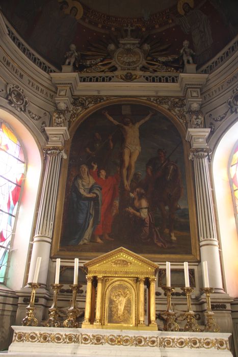 tableau : Crucifixion (la) - © Ministère de la Culture (France), Conservation des antiquités et des objets d’art du Nord – Tous droits réservés 