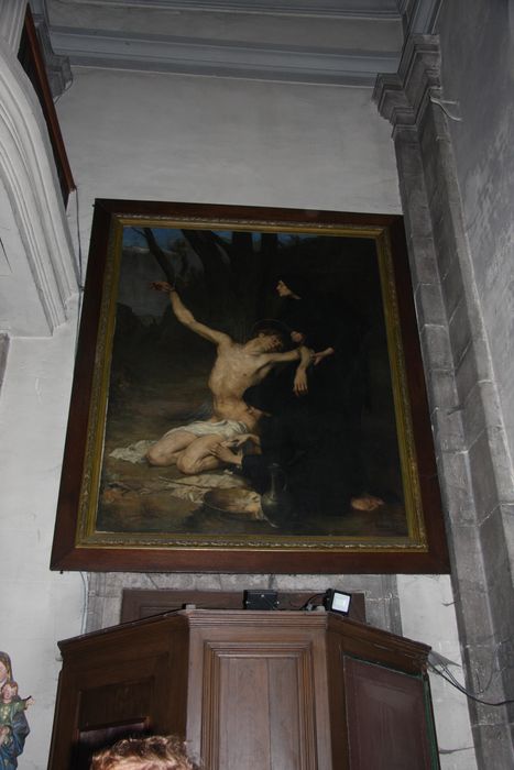 tableau : Saint Sébastien soigné par sainte Irène - © Ministère de la Culture (France), Conservation des antiquités et des objets d’art du Nord – Tous droits réservés 