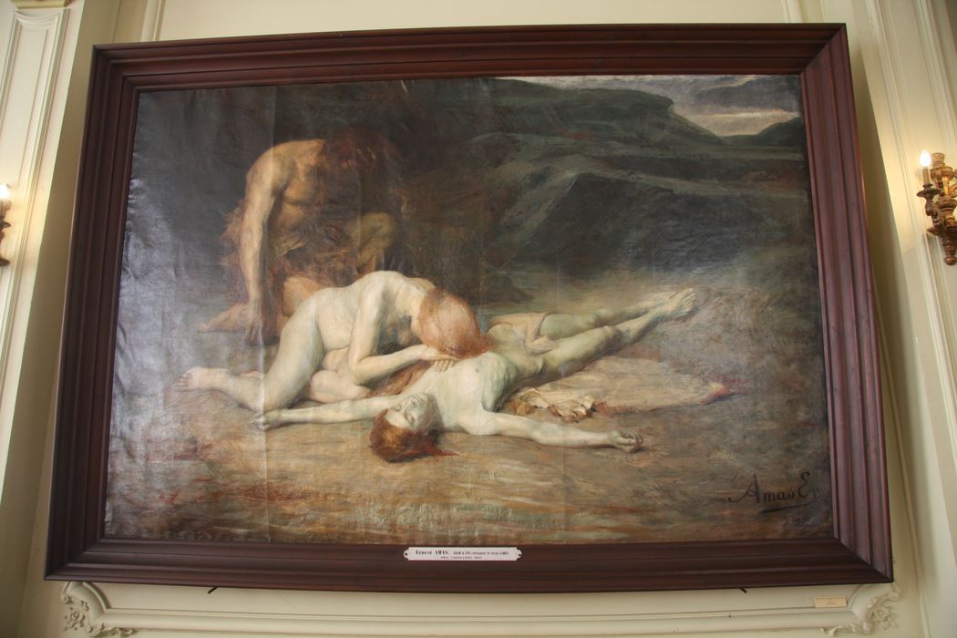 tableau : Adam et Eve découvrant le corps d'Abel