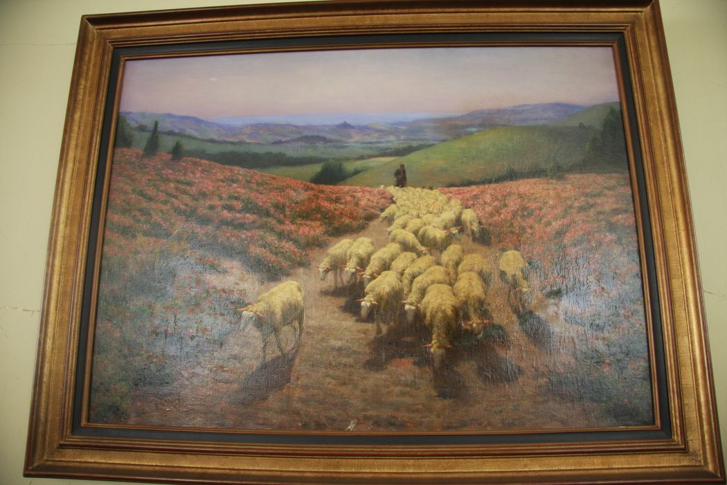 tableau : Troupeau de moutons - © Ministère de la Culture (France), Conservation des antiquités et des objets d’art du Nord – Tous droits réservés 