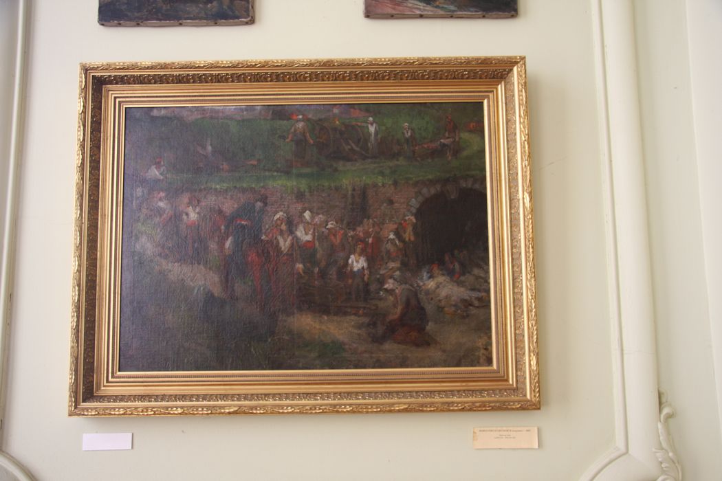 tableau : Etude d'une scène de combat révolutionnaire - © Ministère de la Culture (France), Conservation des antiquités et des objets d’art du Nord – Tous droits réservés 