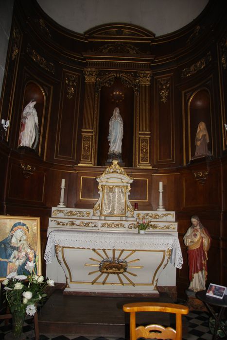 retable de la Sainte-Vierge, statue : Sainte Catherine d'Alexandrie - © Ministère de la Culture (France), Conservation des antiquités et des objets d’art du Nord – Tous droits réservés 
