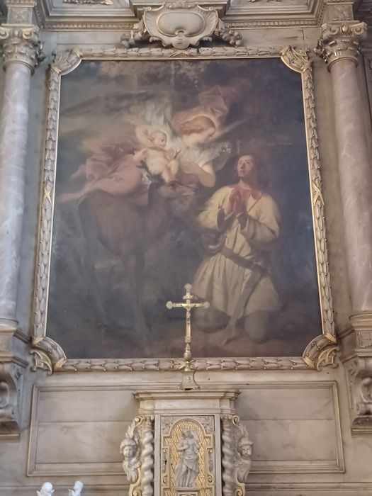 tableau : La Vision de saint Hubert - © Ministère de la Culture (France), Conservation des antiquités et des objets d’art du Nord – Tous droits réservés 