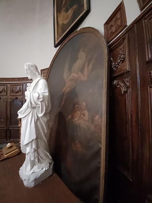 tableau : Ange délivrant les âmes du purgatoire - © Ministère de la Culture (France), Conservation des antiquités et des objets d’art du Nord – Tous droits réservés 